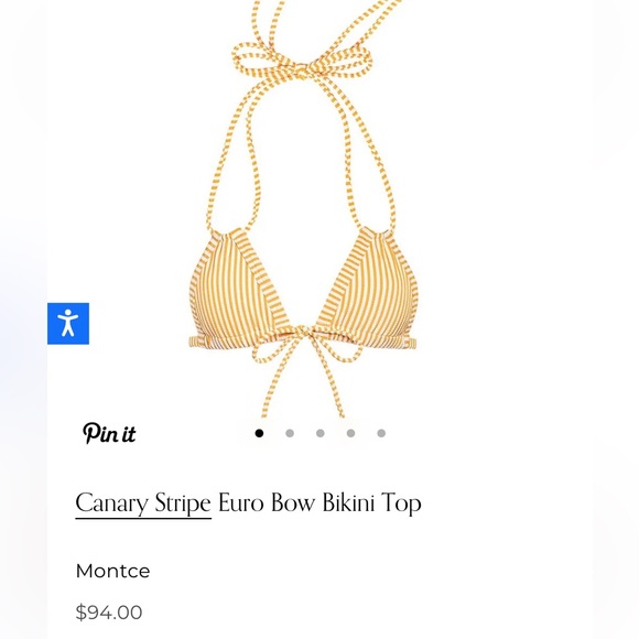 Montce Canary Stripe Bikini Set - Picture 4 of 6